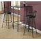 Monarch Specialties Bar Stool, Set Of 2, Swivel, Bar Height, Metal, Pu Leather Look, Black, Contemporary, Modern I 2398 - alternate 2